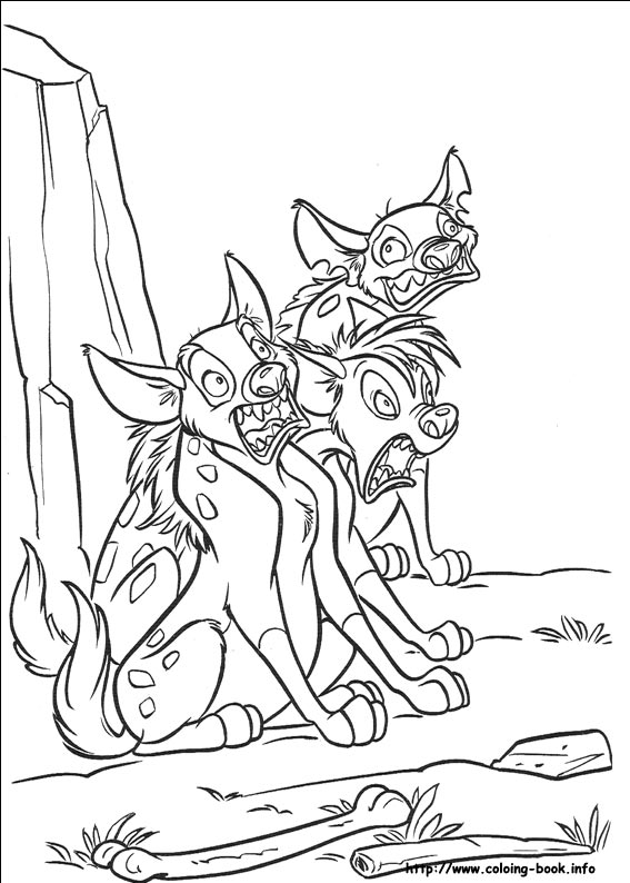 The Lion King coloring picture